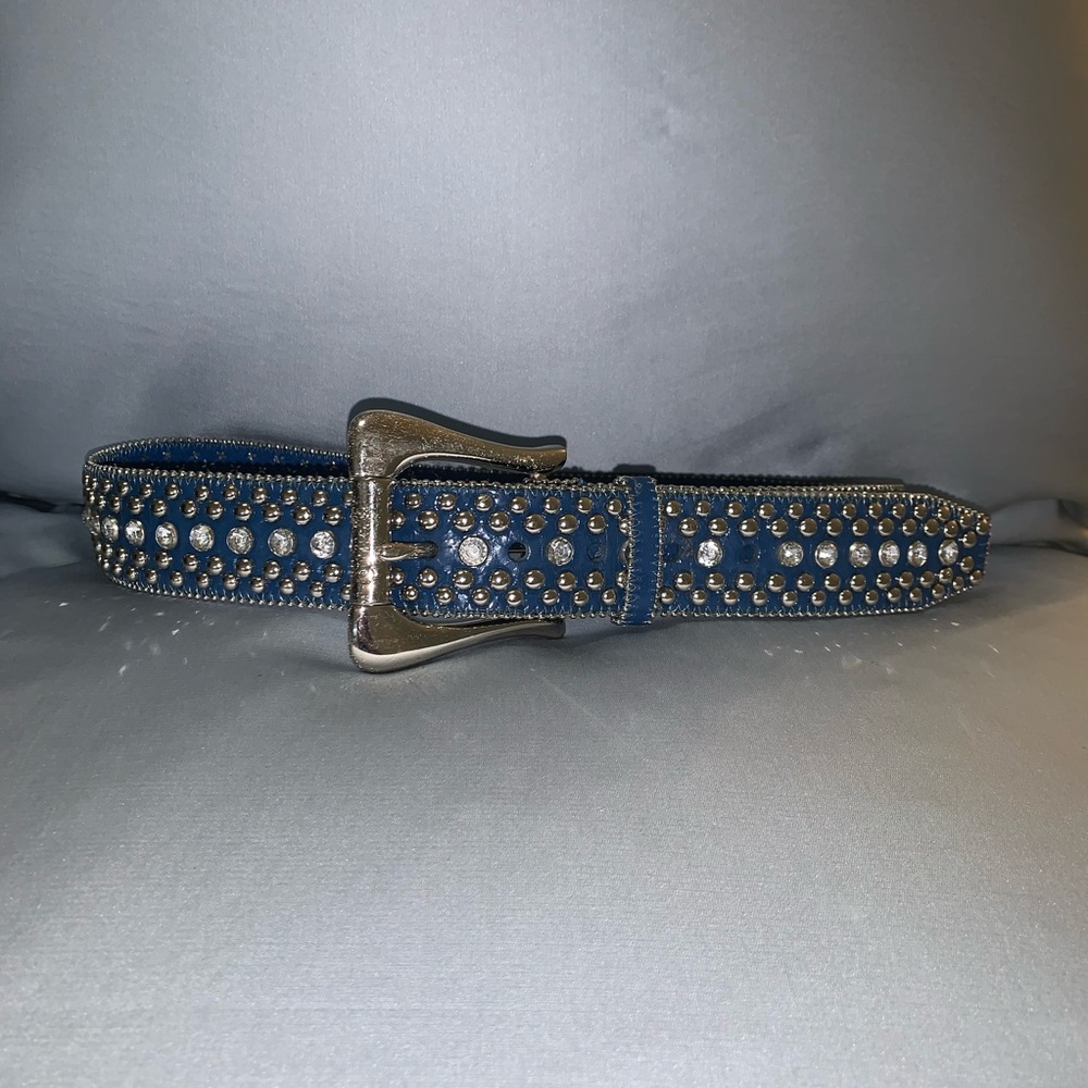 Guess blue studded belt!